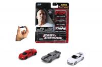 Rychle a zběsile set 3 aut Nano Cars 1,65" Wave 4